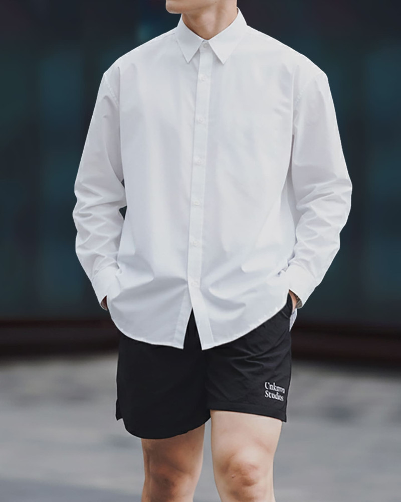 ÁO SƠ MI STUDIO MÀU TRẮNG